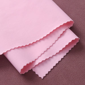 Double sided high elastic nylon spandex fabric for breathable and moisture absorbing yoga and dance clothing fabrics