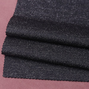 High Quality Spandex knitted Metal Wire Knitted Elastic Jersey Fabric