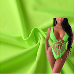 Wholesale of 210g polyester spandex glossy fabric with four sided elastic swimwear and bikini sports fabric in stock