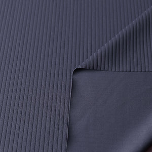 240G polyester high elastic ribbed fabric LULU with the same pit stripe sports knitted fabric fitness yoga suit fabric