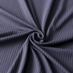 240G polyester high elastic ribbed fabric LULU with the same pit stripe sports knitted fabric fitness yoga suit fabric