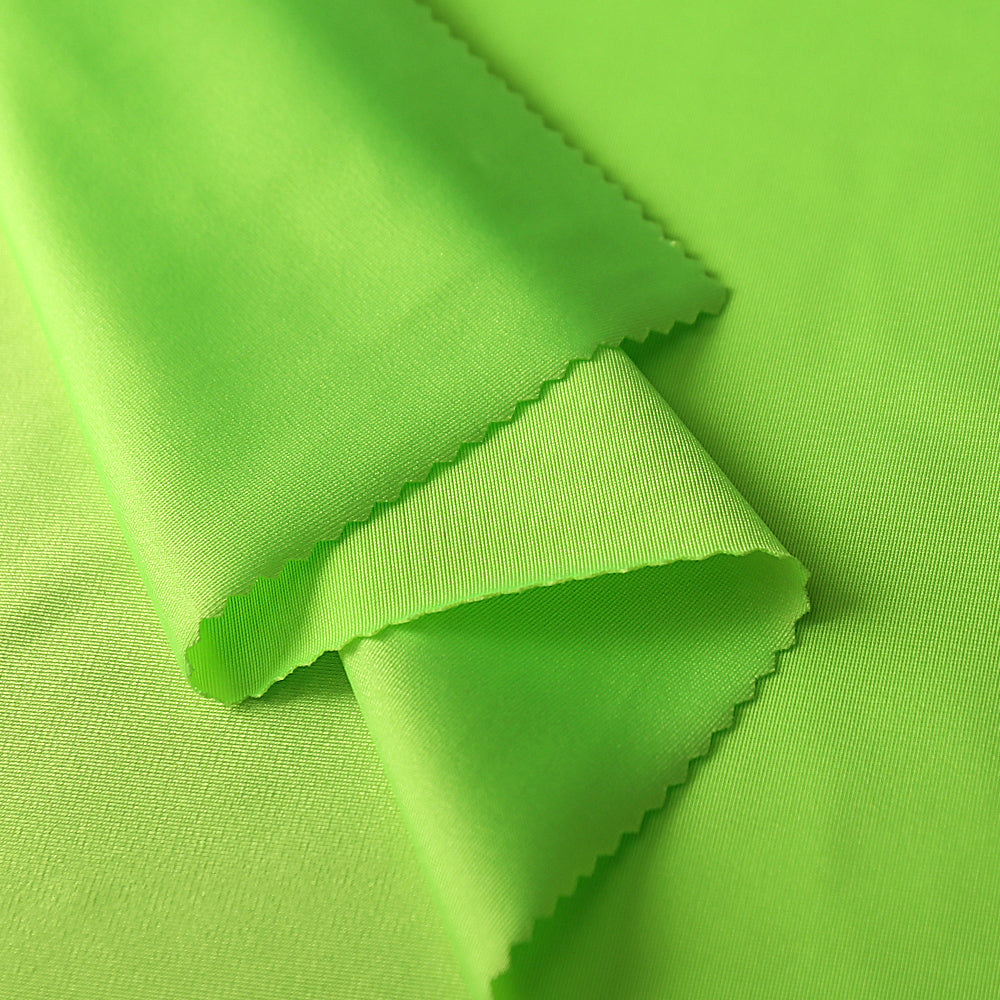 Wholesale of 210g polyester spandex glossy fabric with four sided elastic swimwear and bikini sports fabric in stock