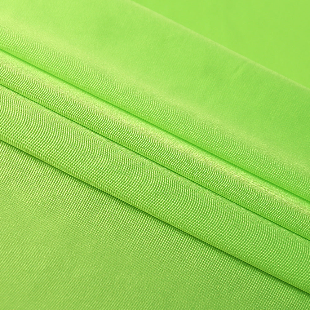 Wholesale of 210g polyester spandex glossy fabric with four sided elastic swimwear and bikini sports fabric in stock