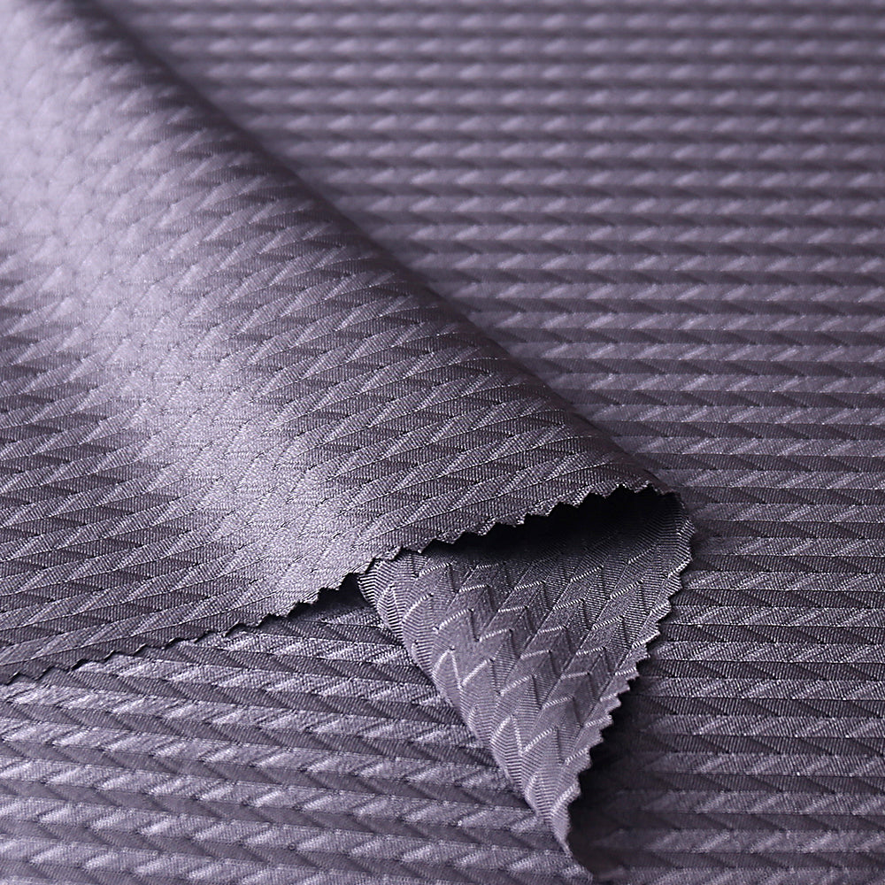 In stock 200G polyester with glossy jacquard fabric, four sided elastic swimsuit, bikini spandex knitted fabric