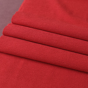 Polyester spandex jacquard fabric knitted polyester elastic wrinkled fabric fashionable sports swimwear swimsuit fabric