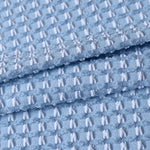 Double sided square grid nylon polyester spandex jacquard fabric elastic casual sports swimwear bikini knitted fabric