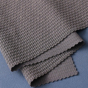 Nylon metal wire checkered geometric jacquard fabric breathable quick drying T-shirt swimwear high elastic knitted fabric