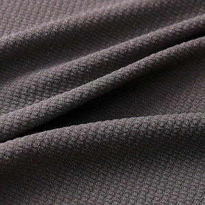 Nylon metal wire checkered geometric jacquard fabric breathable quick drying T-shirt swimwear high elastic knitted fabric