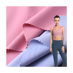 High elastic nylon double-sided fabric yoga exercise and fitness fabric dance training suit yoga pants bodysuit fabric