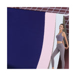 160G Nylon Knitted Double-sided Yoga Wear Fabric Sports Fitness Running Corset Dance Wear Fabric In Stock