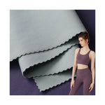 220G nylon double-sided double brushed high elastic fabric, nude sports and fitness leggings yoga suit fabric