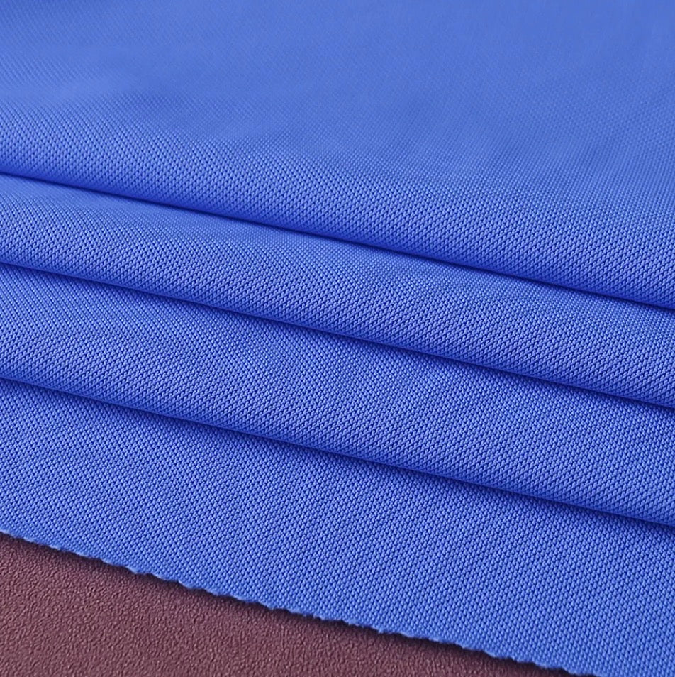 Quick drying T-shirt fabric nylon spandex beaded mesh sports fabric golf shirt POLO shirt cool feeling fabric