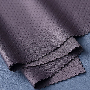 Stock 180G polyester spandex butterfly mesh elastic jacquard fabric breathable quick drying T-shirt sportswear mesh fabric