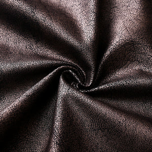 Nylon spandex high elastic fabric retro faux leather post-processing casual sportswear pants yoga clothing fabric