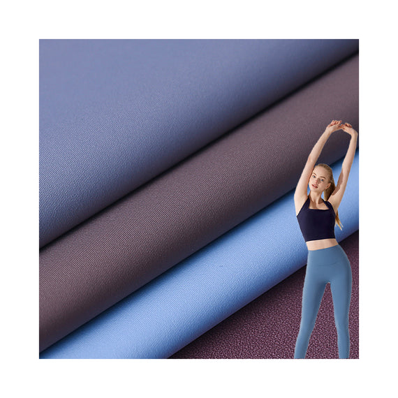 Nylon air layer high elasticity double-sided sandwich fabric autumn/winter yoga sports underwear casual wear fabric