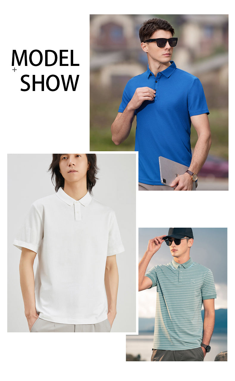 Nylon jacquard plaid moisture-wicking quick-drying and breathable men's short-sleeved golf T-shirt Polo top fabric