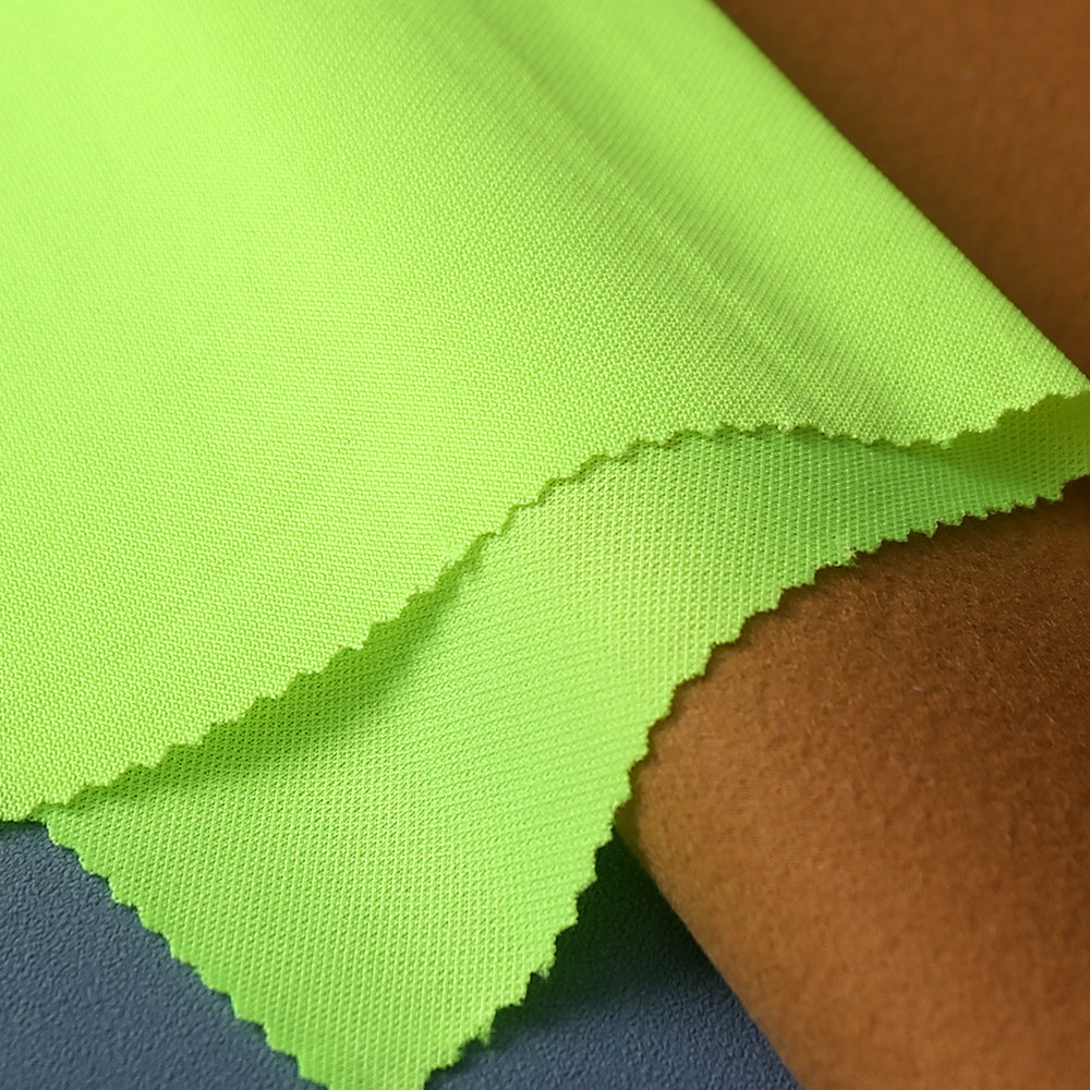 Polyester spandex mesh knitted lining swimsuit composite bottom fabric