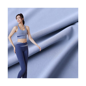 230G nylon ammonia high elasticity cool feeling DuPont Lycra fabric knitted elastic sports fitness suit yoga suit fabric